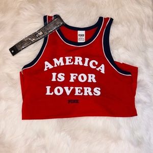 NWT VS PINK Tank Top SM & VS Sport Headband